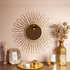 Decorative geometric mirror- 24 inch dia.